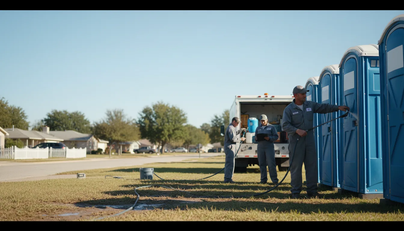 Long-Term Portable Toilet Rental in Bishopville, SC near me